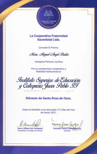 Reconociemiento al ISDEC